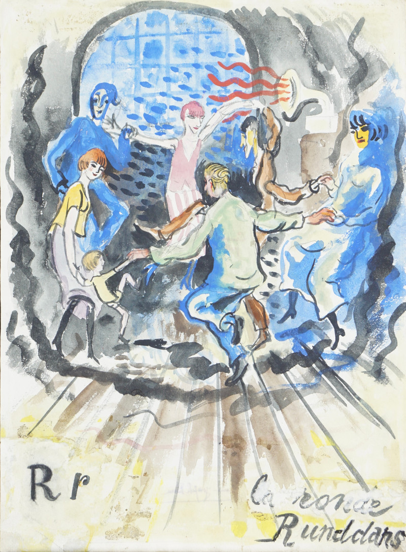 Krohg, Per (1889-1965), La Ronde - Runddans