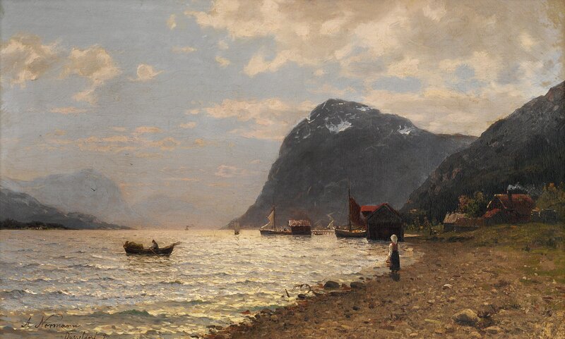 Norsk fjord 1879