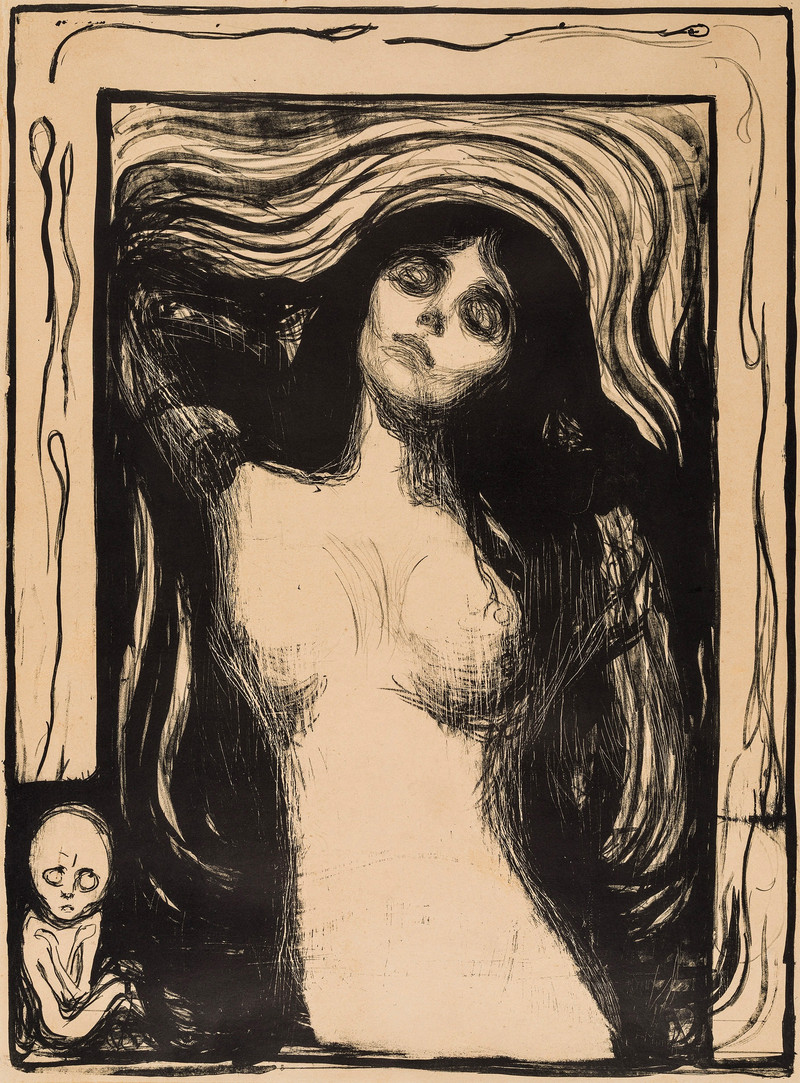 Munch, Edvard (1863-1944), Madonna (1895/1902)