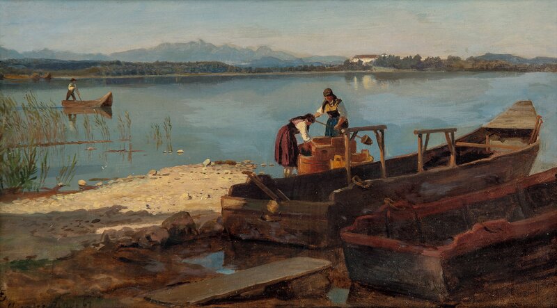 Women on the Shore of Chiemsee 1867