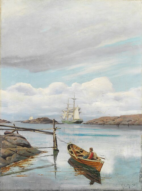 Fra den norske kyst 1890