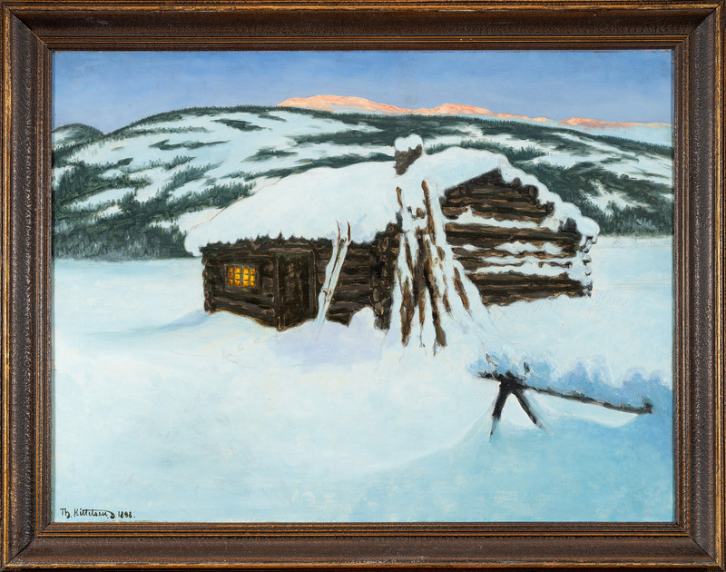 Kittelsen, Theodor (1857-1914), Fattigdom 1898