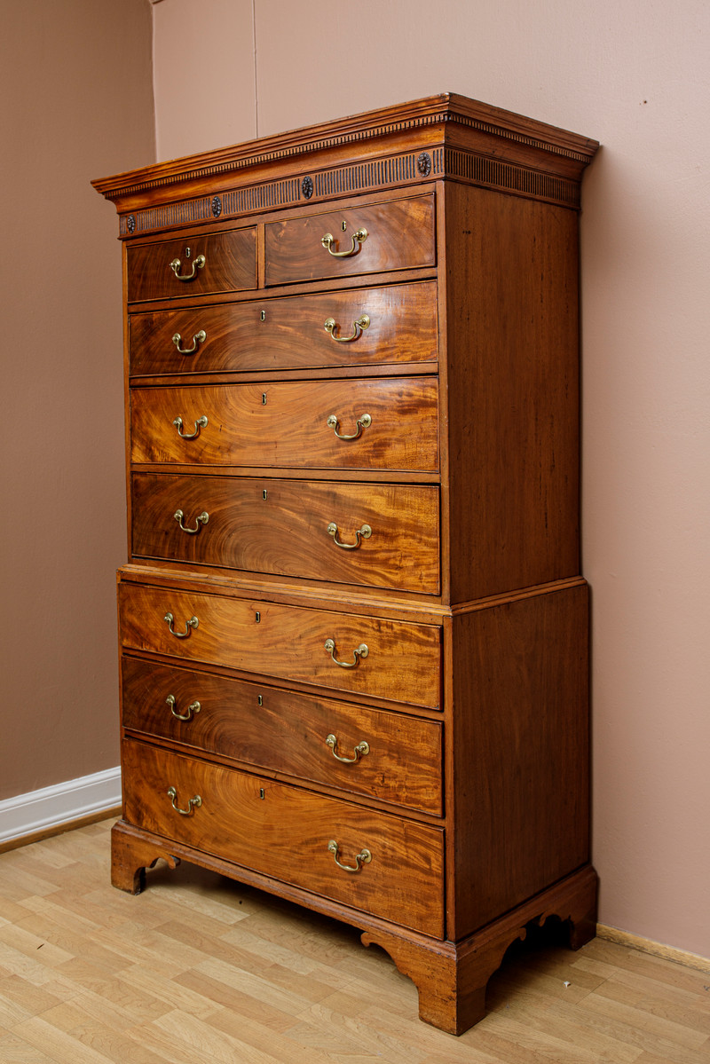 Georg III Tall Boy, England, 1780-1790