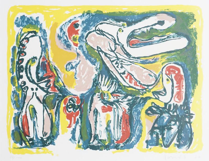 Jorn, Asger (1914-1973), Silkeborg-suiten (7 trykk) 1953-1970