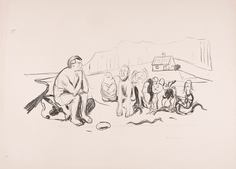 Munch, Edvard (1863-1944), Solgt som kat. 1: Alfas avkom (1908-09)*