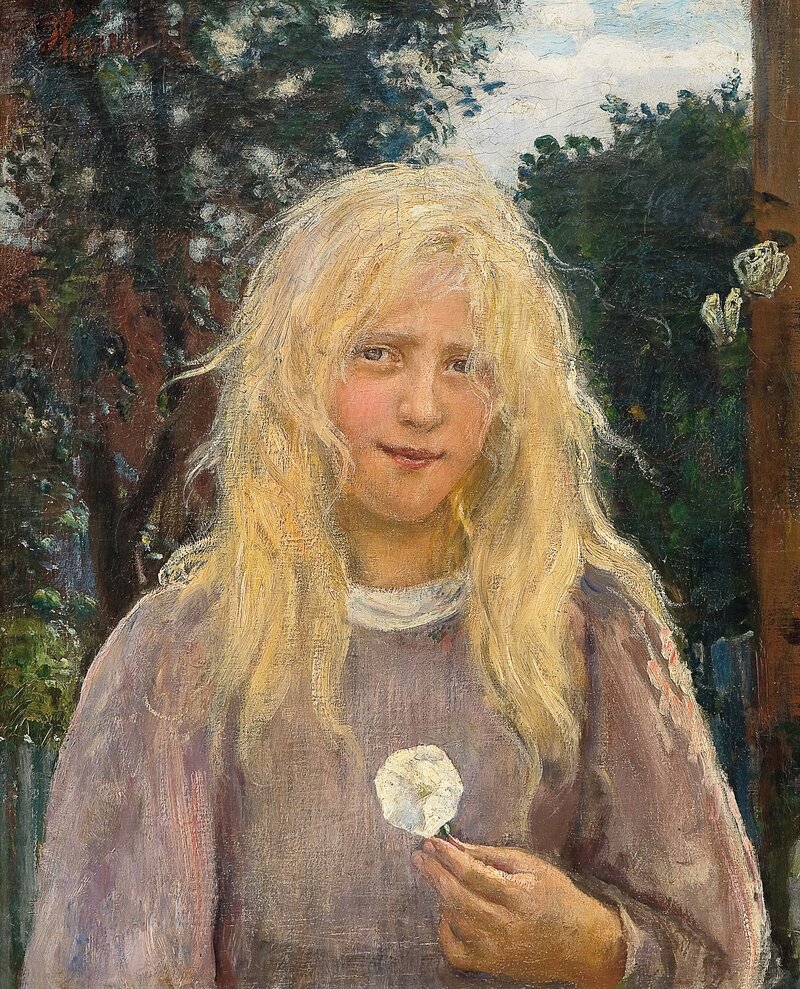 The Girl with linen Hair