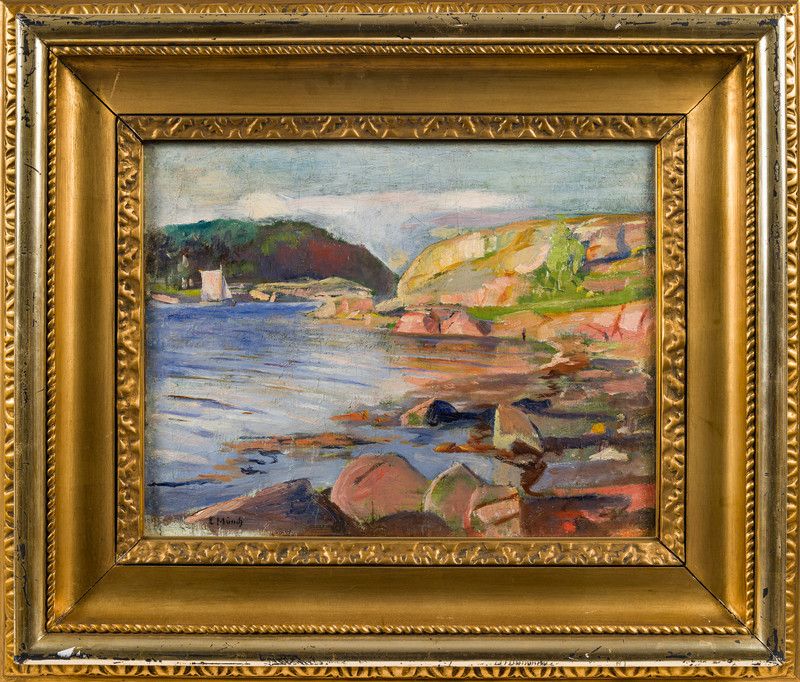 Munch, Edvard (1863-1944), Tønsbergfjorden (1888)