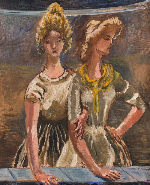 To kvinner, Utsnitt til Avreisen II 1924