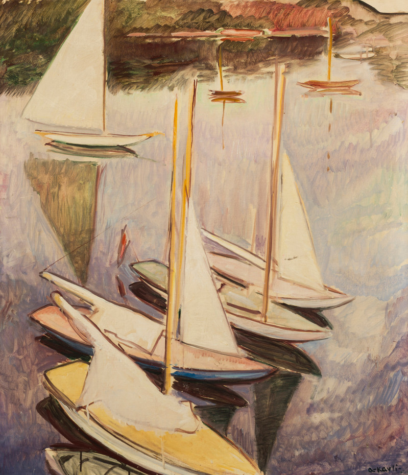 Kavli, Arne (1878-1970), Seilbåter