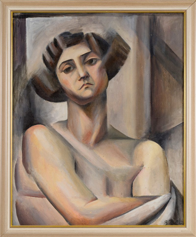 Lærum, Borghild Røed (1877-1959), Kvinneakt 1921