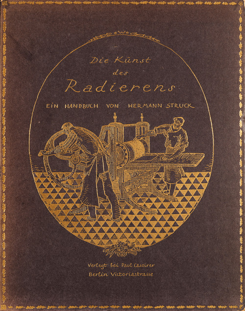 Herman Struck «Die Kunst des Radierens» (1920) med Norsk landskap (1908)