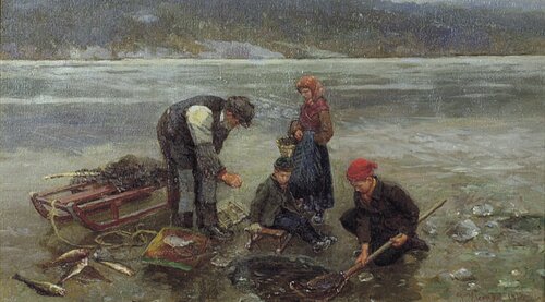 Isfiske 1916