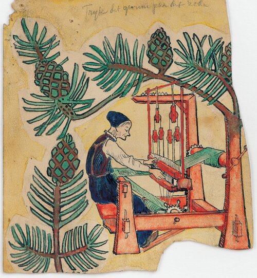 Woman from Jølster by the Loom