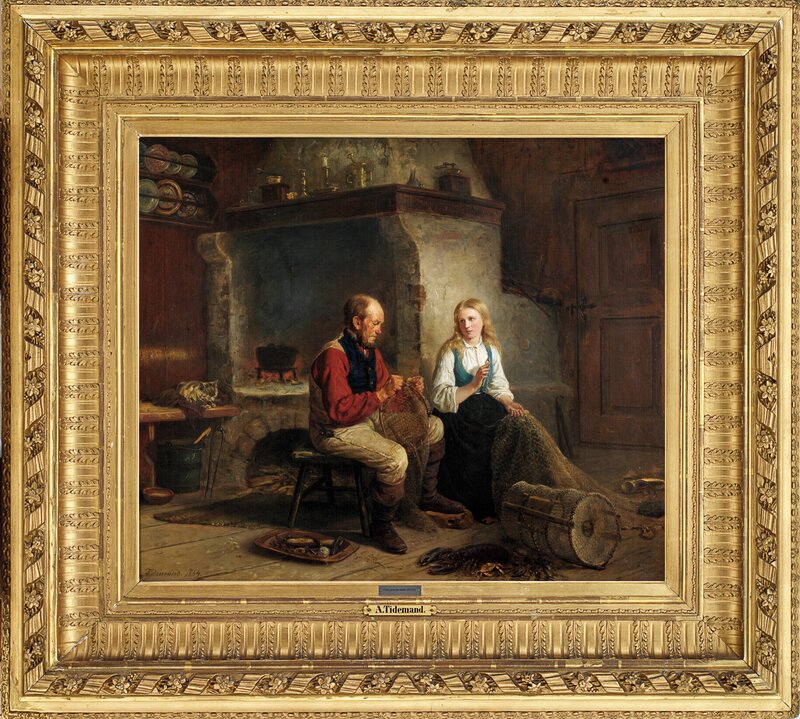 Fiskeren og hans datter 1864