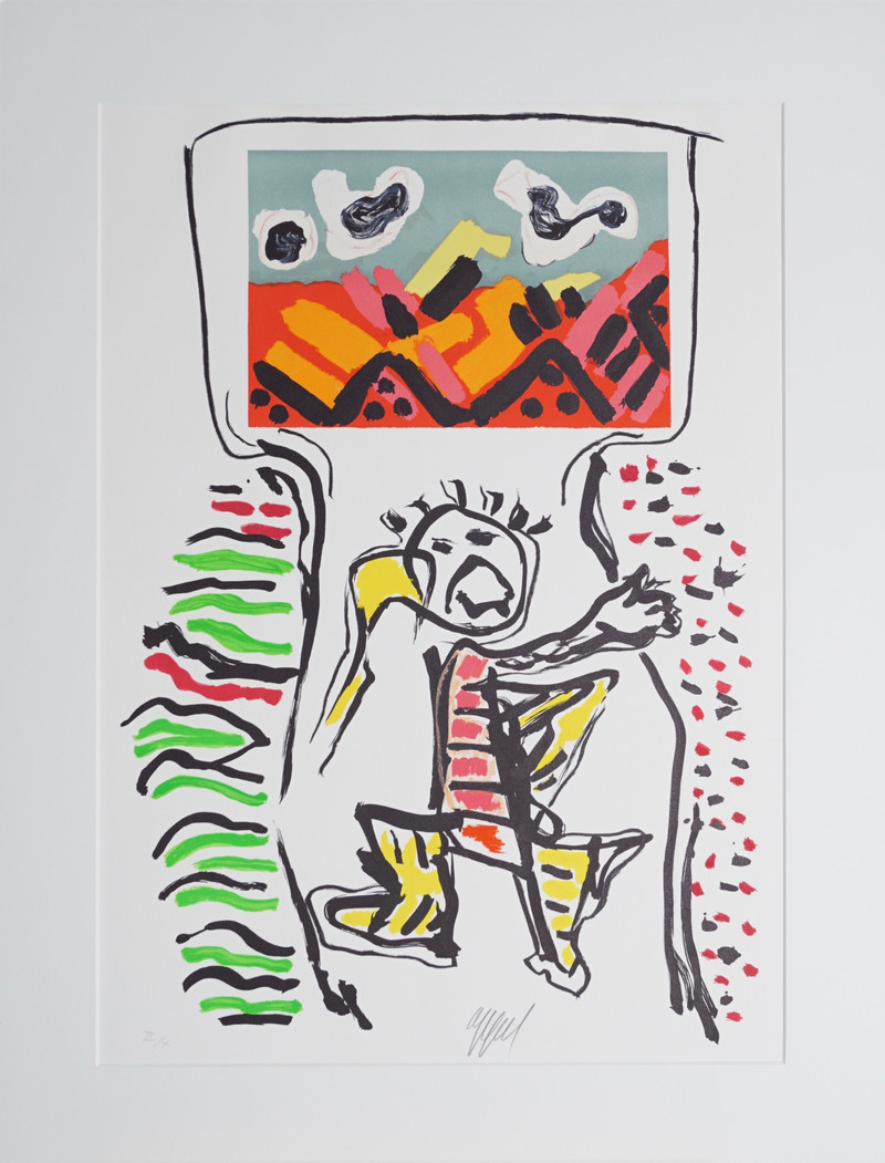 Appel, Karel (1921-2006), Komposisjon