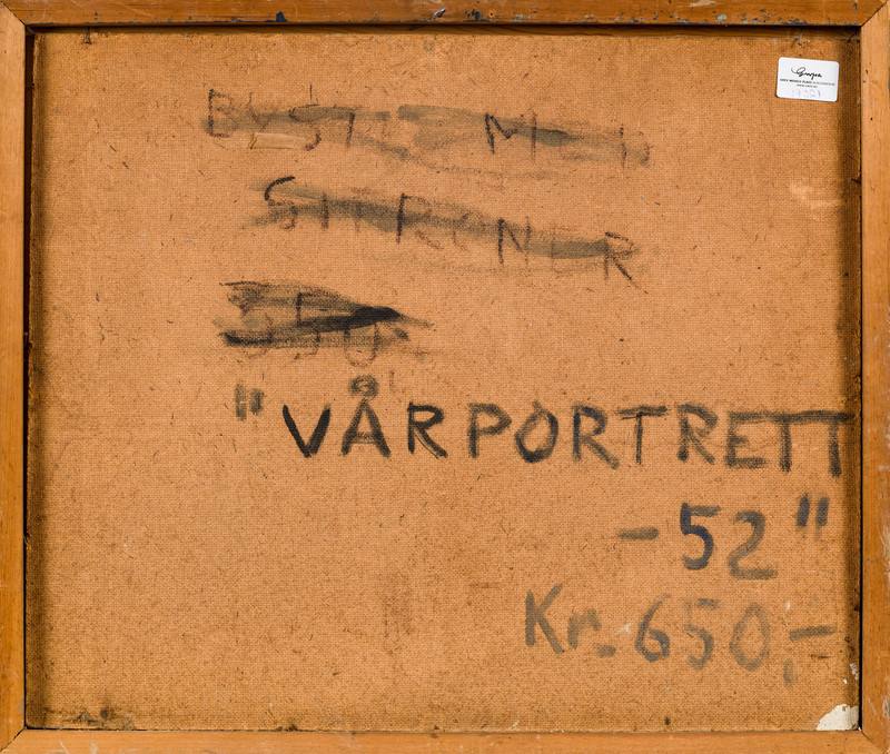 Tiller, Lars (1924-1994), Vårportrett 1952