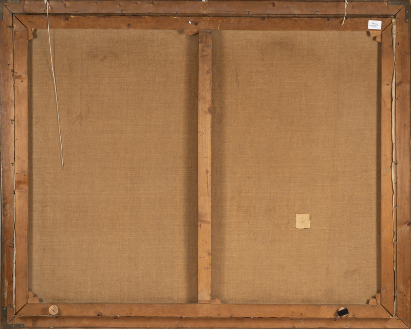 Holmboe, Thorolf (1866-1935), Vinterlandskap med skiløpere