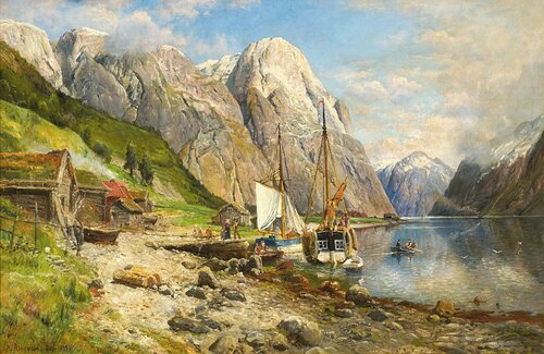 Fra Nærøfjorden, Sogn 1899