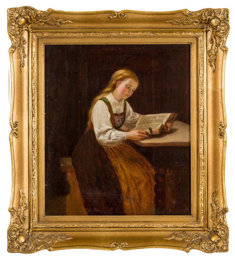 Tidemand, Adolph (1814-1876), Syneves søster, ant. 1870-årene