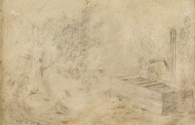 Landskap med gamle furutrær 1858