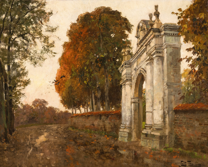 Thaulow, Frits (1847-1906), The Marble Gate (From Bergues), 1902