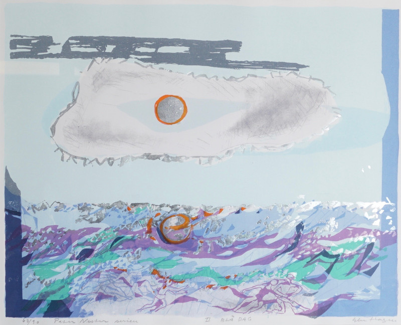 Hagen, Else (1914-2010), Pater Noster series, II Blue Day