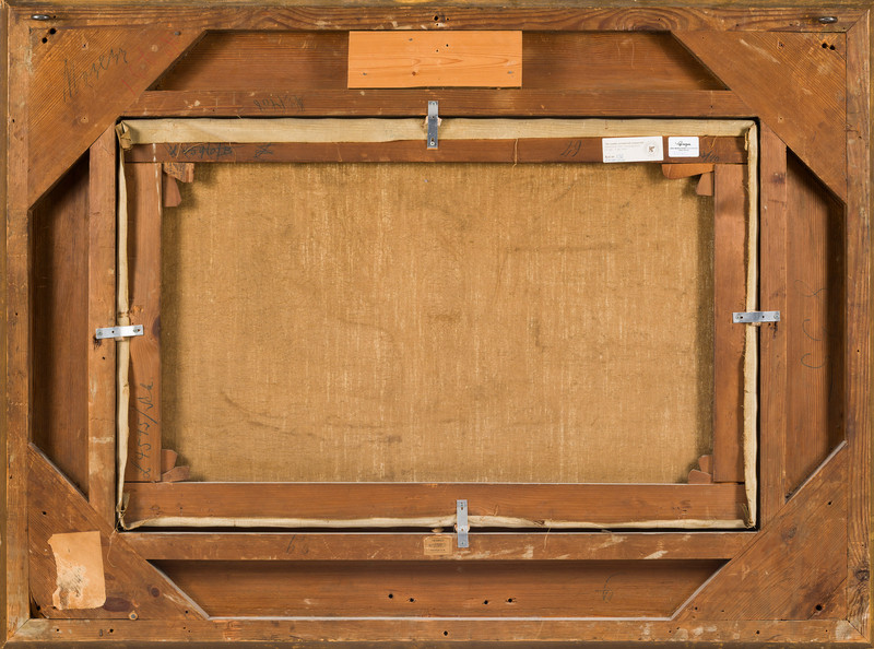 Gude, Hans Fredrik (1825-1903), Landingsstedet i dikteren Victor von Scheffels hage ved Seehalde, Bodensee 1893