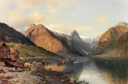 Fjærlandsfjorden i Sogn 1873