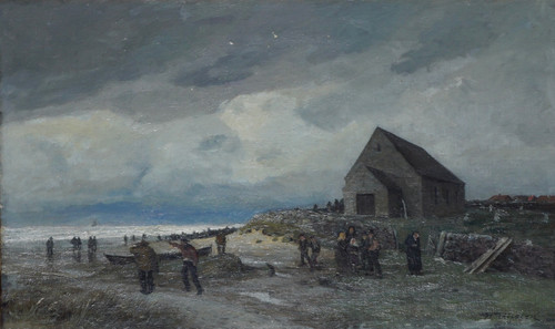 Ulfsten, Nikolai (1854-1885), Stranding på Jæren 1884