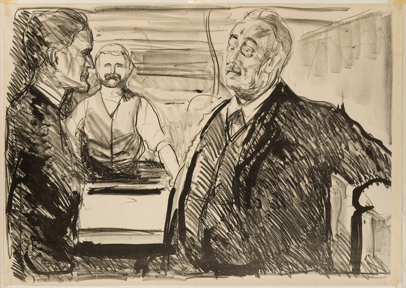 Munch, Edvard (1863-1944), Munch og direktør Ludvig Didrichsen (1916)