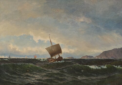Sognejekt på Fremfjorden 1884