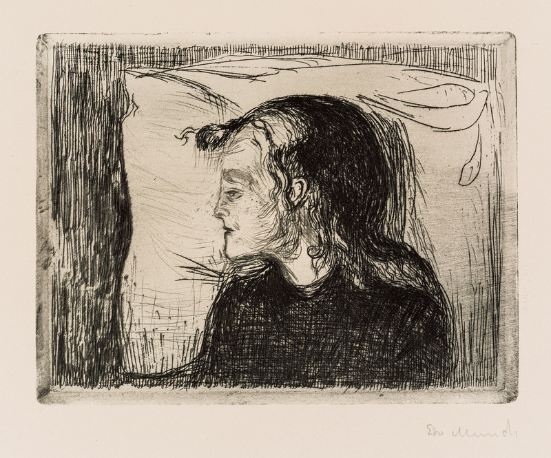 Munch, Edvard (1863-1944), Det syke barn (1896)