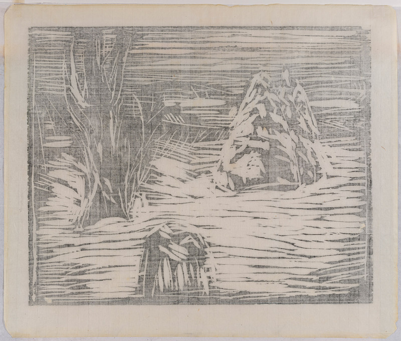 Munch, Edvard (1863-1944), Hagen i snø I (1913)