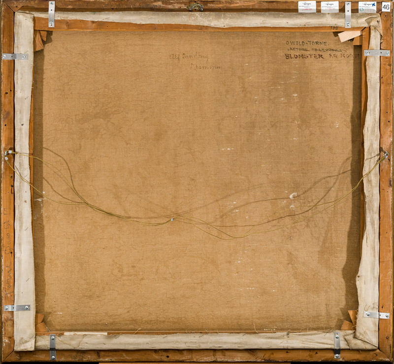 Wold-Torne, Oluf (1867-1919), Oppstilling med asters og levkøyer*, 1915