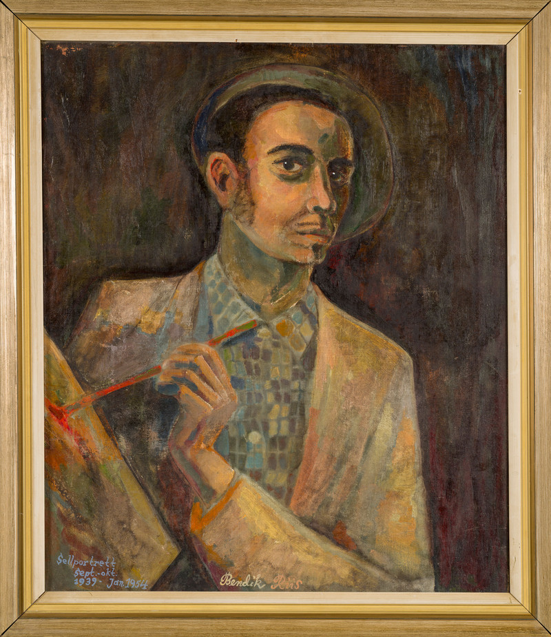 Riis, Bendik (1911-1988), Selvportrett 1939-54