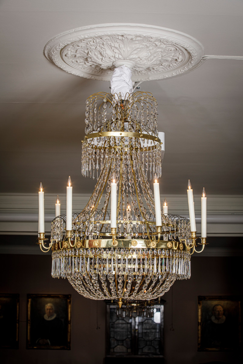 Sen-gustaviansk prismelysekrone, Stockholm, Ca. 1790-1800