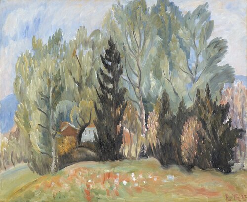 Hus og trær 1932