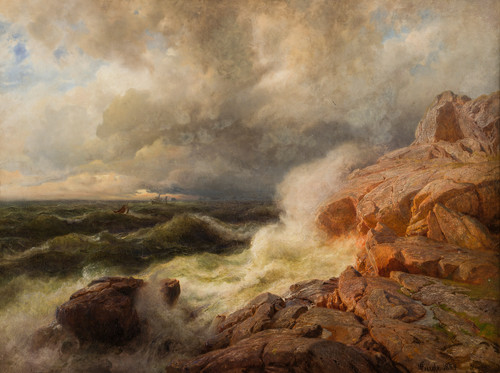 Storm on the Norwegian Coast 1864