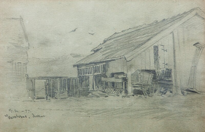 Fra Hvalstad, Asker 1877