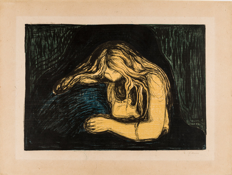 Munch, Edvard (1863-1944), Vampyr II (1895/1902)