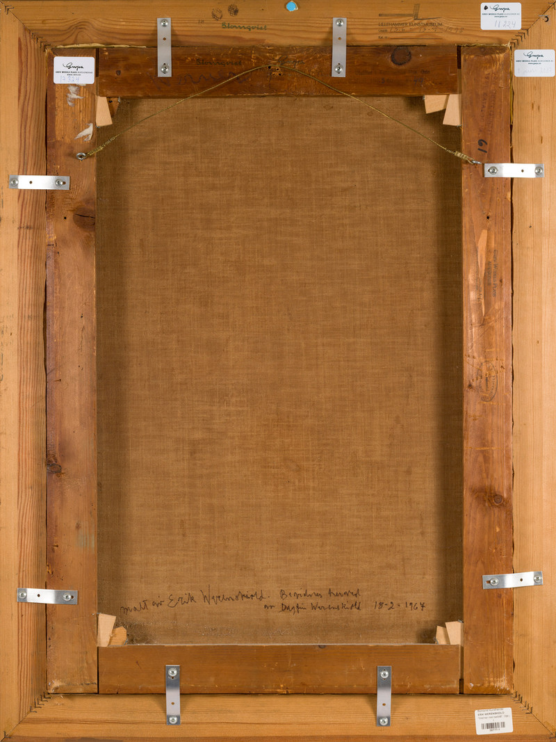 Werenskiold, Erik (1855-1938), Werner med seilbåt, 1893