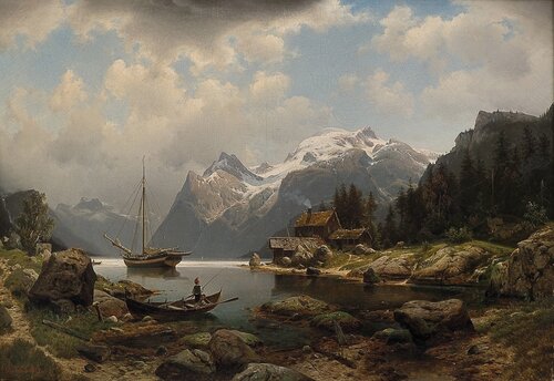 Fra Hardangerfjorden 1869