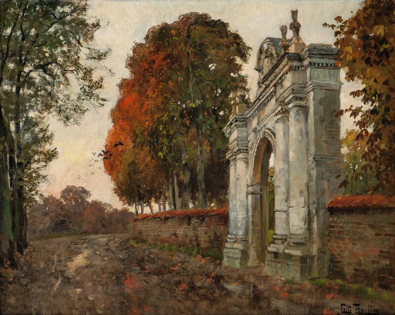 Thaulow, Frits (1847-1906), The Marble Gate (From Bergues), 1902