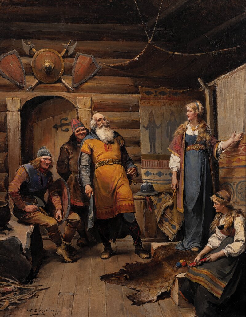 King Harald's messenger to Gyda 1891