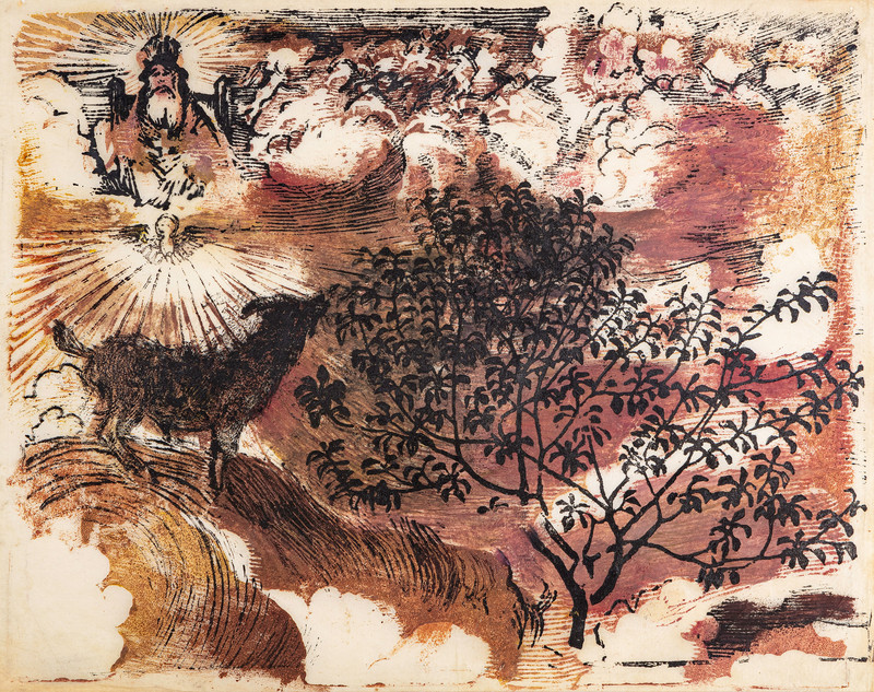 Astrup, Nikolai (1880-1928), Bukken som kom til himmerike, 1905/1912