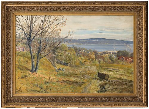Fra Kristianiafjorden 1888