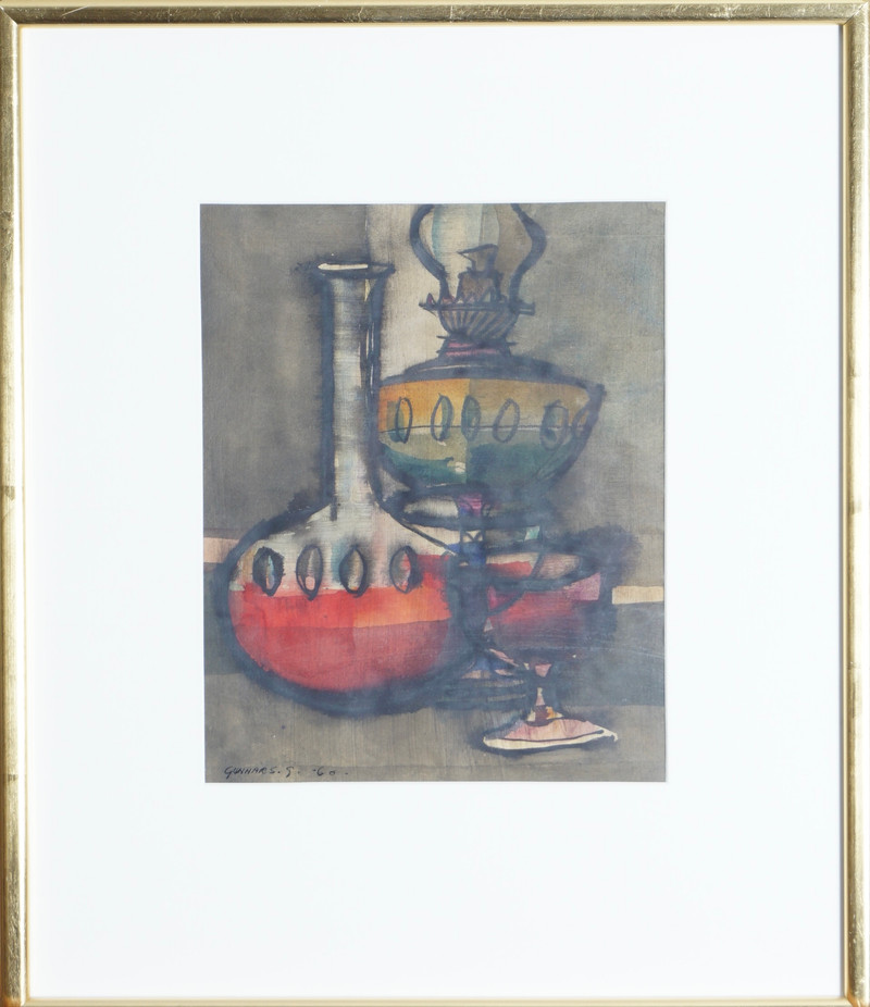 Gundersen, Gunnar S. (1921-1983), Stilleben 1960