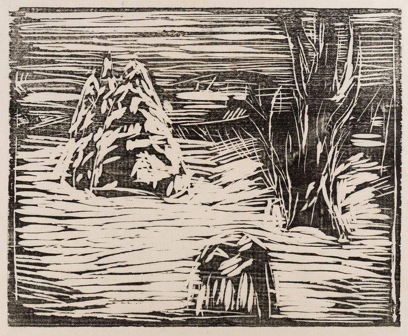 Munch, Edvard (1863-1944), Hagen i snø I (1913)