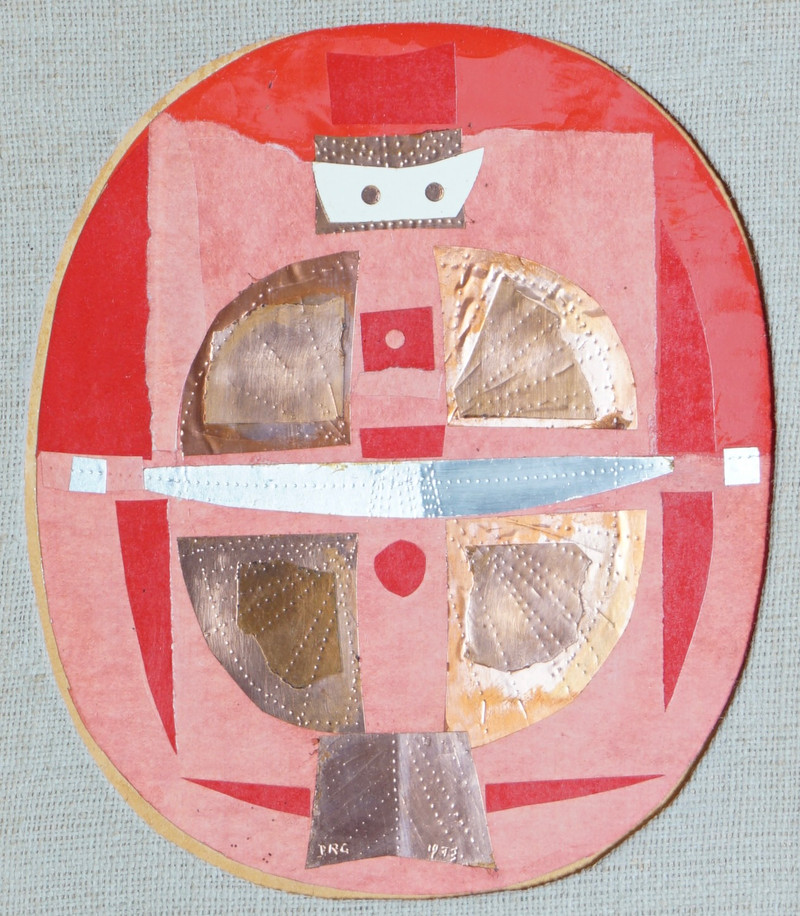 Gauguin, Paul René (1911-1976), Rød oval 1973