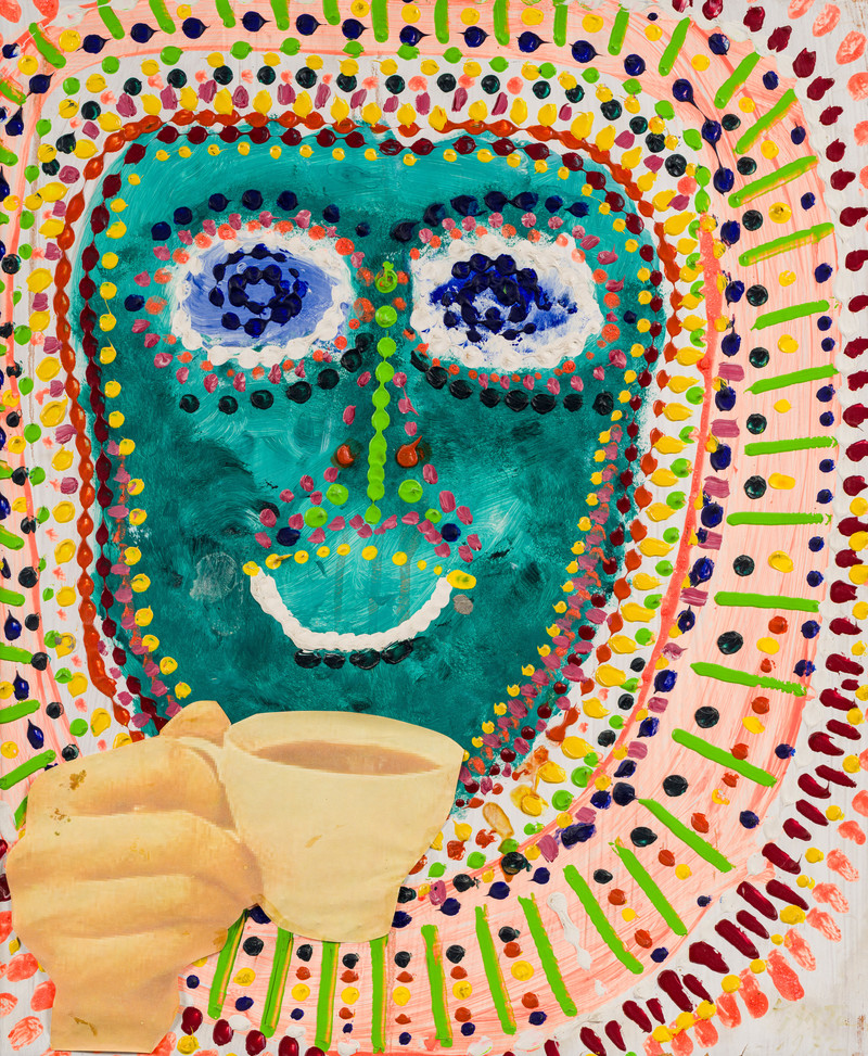 Slettemark, Kjartan (1932-2008), Nixon Visions. Maleri 1972